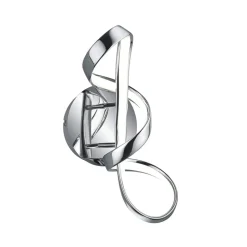 LED wandlamp Perugia met Switch-dimmer, chroom