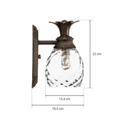 LED wandlamp Plantation, neerwaards stralend