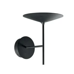 LED wandlamp Poe plus, zwart