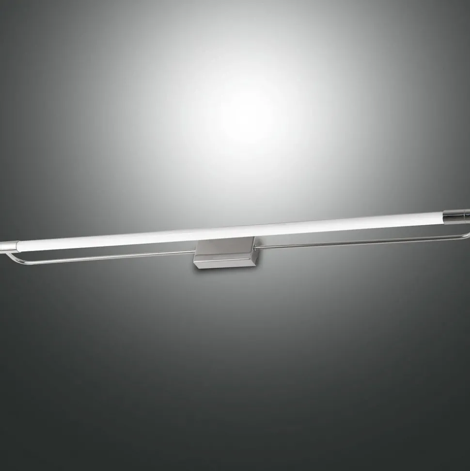 LED wandlamp Rapallo, chroom, IP44, 80 cm