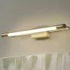 LED wandlamp Rapallo, messing, IP44, 40 cm