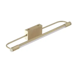 LED wandlamp Rapallo, messing, IP44, 40 cm