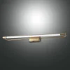LED wandlamp Rapallo, messing, IP44, 60 cm