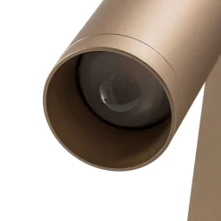 LED wandlamp Rulo, goud, staal, 3000 K