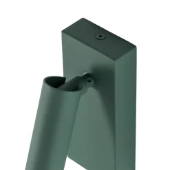 LED wandlamp Rulo, groen, staal, 3000 K