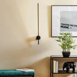 LED wandlamp Shanghai 1-lamp 4.000 K zwart