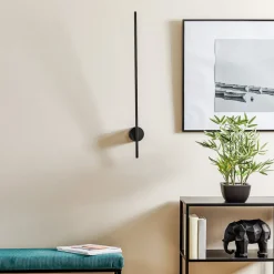 LED wandlamp Shanghai 1-lamp 4.000 K zwart