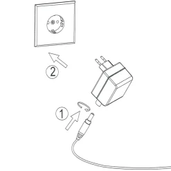 LED wandlamp Sten dimbaar met gebaarregeling