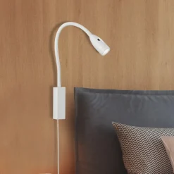 LED wandlamp Sten met gebarenbediening, wit