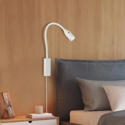 LED wandlamp Sten met gebarenbediening, wit