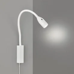 LED wandlamp Sten met gebarenbediening, wit