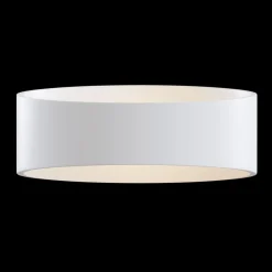 LED wandlamp Trame, ovale vorm in wit