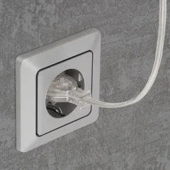 LED wandlamp Tuso, nikkel, bedmontage, metaal