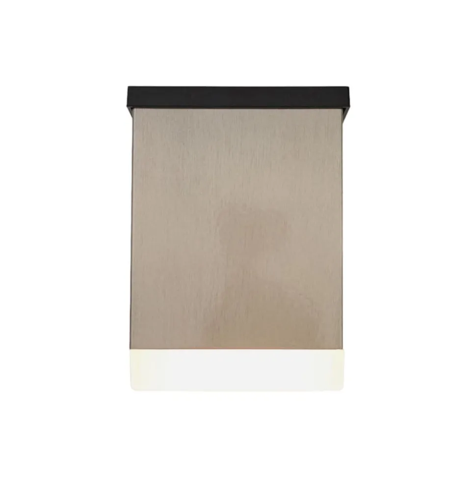 LED wandlamp Tyson hoekig gesatineerd