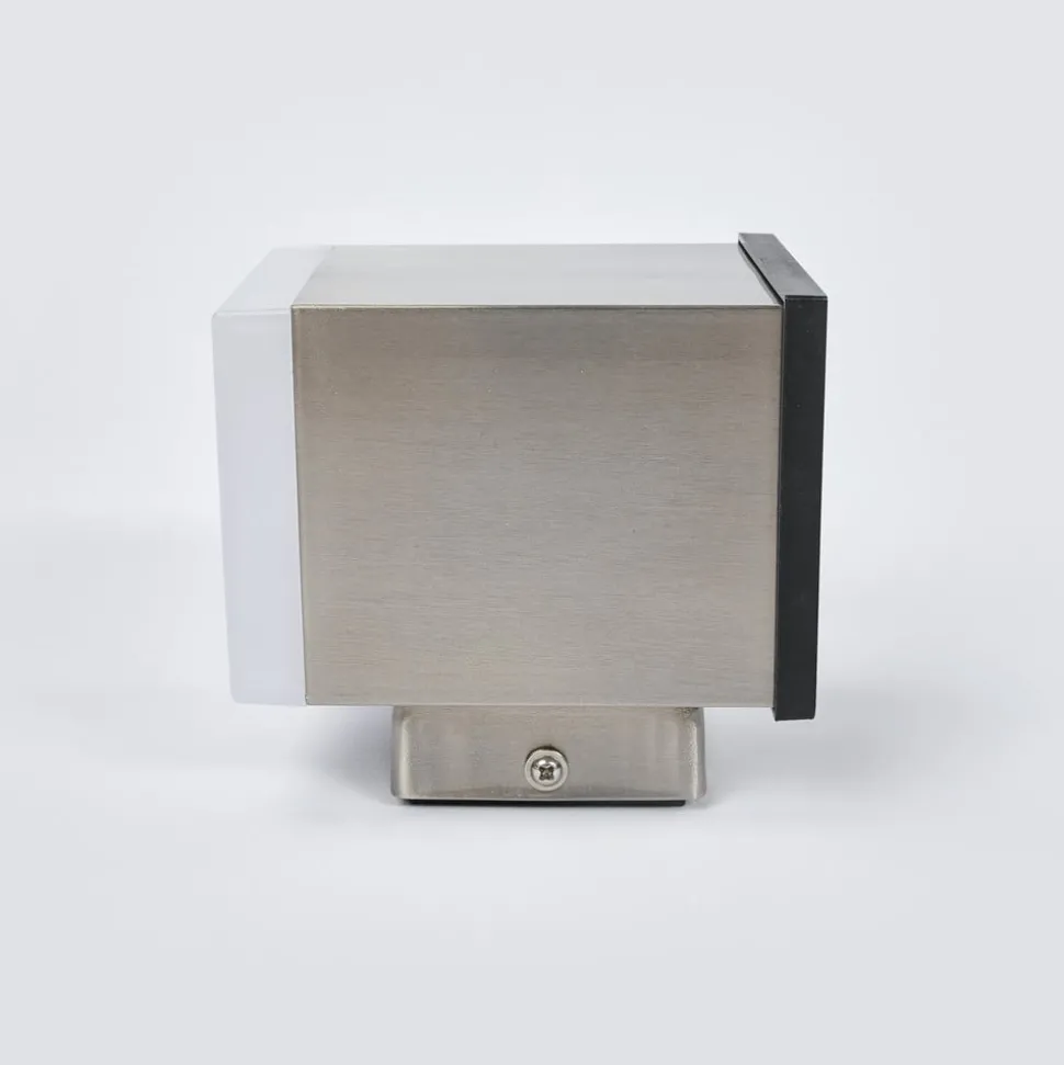 LED wandlamp Tyson hoekig gesatineerd