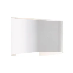 LED wandlamp Wall, 2-lamps, rond, wit