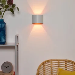 LED wandlamp Xio, breedte 13 cm, wit