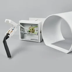 LED wandlamp Xio, breedte 13 cm, wit