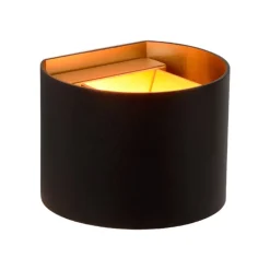 LED wandlamp Xio, breedte 13 cm, zwart