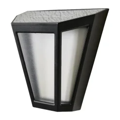 LED wandlamp Yago op zonne-energie, kap mat