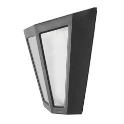 LED wandlamp Yago op zonne-energie, kap mat
