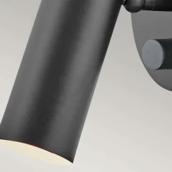 LED wandspot Dax met dimmer, zwart