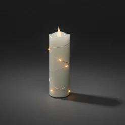 LED waskaars crème lichtkleur amber 15,2 cm