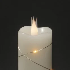 LED waskaars crème lichtkleur amber 15,2 cm