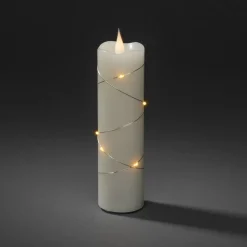 LED waskaars crème lichtkleur amber 17,8 cm