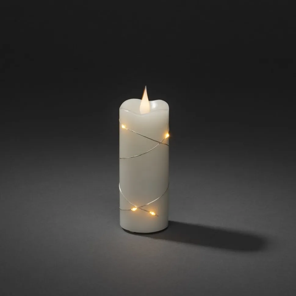 LED waskaars crème lichtkleur amber 12,7 cm