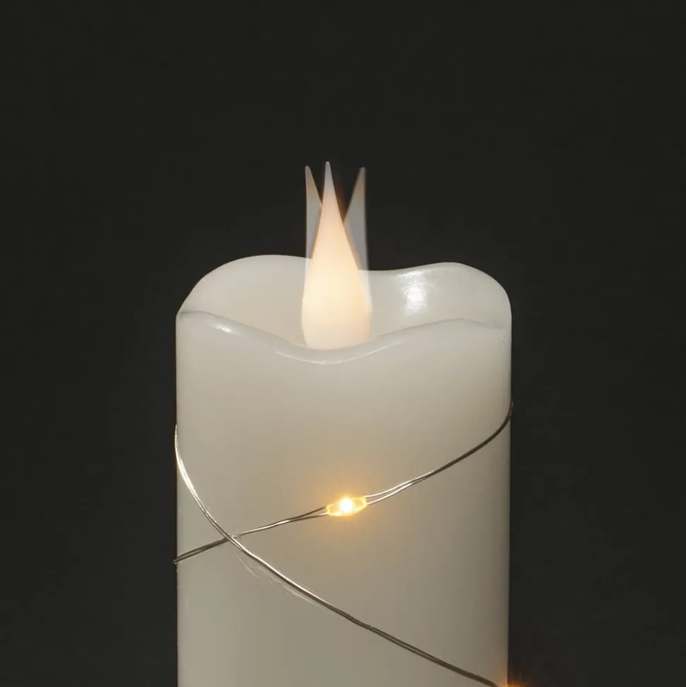 LED waskaars crème lichtkleur amber 12,7 cm