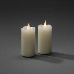 LED waskaars crème lichttemp. barnsteen Ø5cm per 2