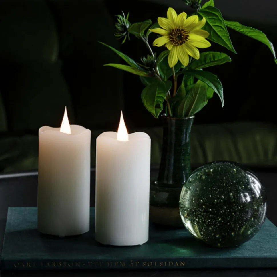 LED waskaars crème lichttemp. barnsteen Ø5cm per 2