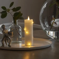 LED waskaars wit Lichtkleur warmwit 12,7 cm