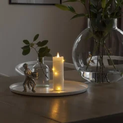 LED waskaars wit Lichtkleur warmwit 12,7 cm