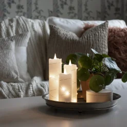 LED waskaars wit Lichtkleur warmwit 12,7 cm