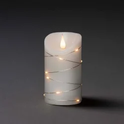 LED waskaars wit Lichtkleur warmwit 13,5 cm