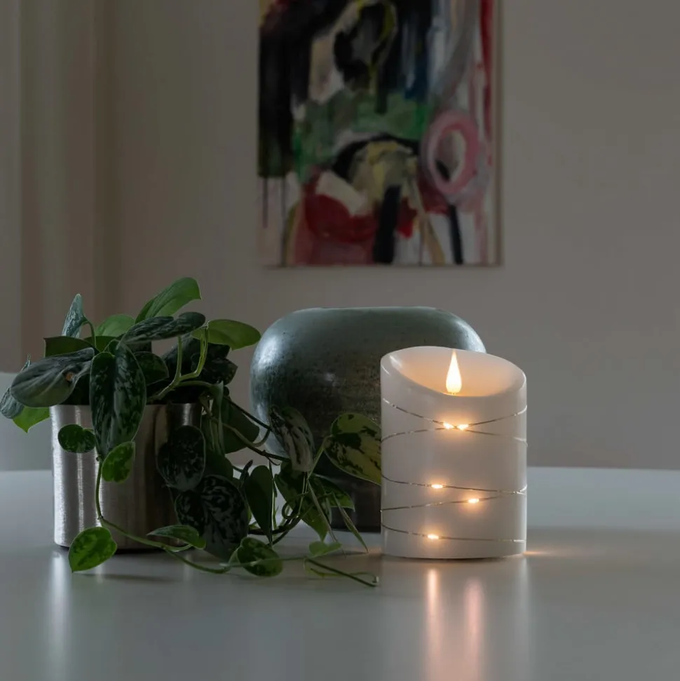 LED waskaars wit Lichtkleur warmwit 14 cm