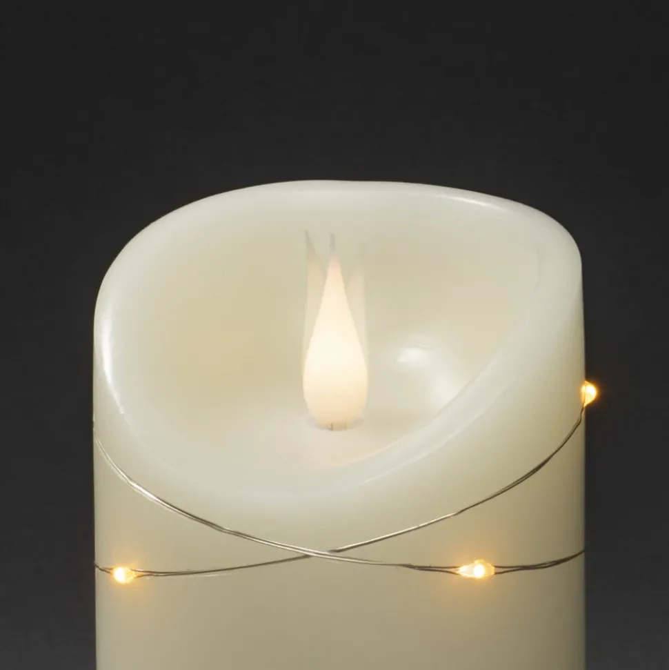 LED waskaars wit Lichtkleur warmwit 14 cm