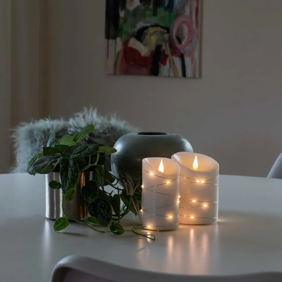 LED waskaars wit Lichtkleur warmwit 14 cm