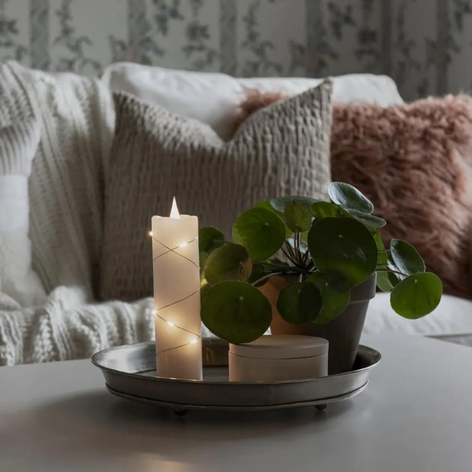 LED waskaars wit Lichtkleur warmwit 17,8 cm