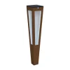 LED zonne-energiefakkel Tinka sensor 62 cm corten