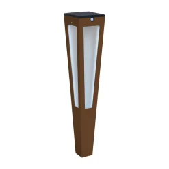 LED zonne-energiefakkel Tinka sensor 62 cm corten