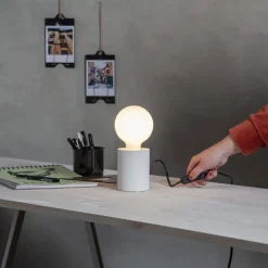 LED-bollamp E27 G95 7,5W 3-step-dim, opaal