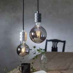 LED-bollamp E27 1,8W Plain Smoke 2.100K Ø 125mm