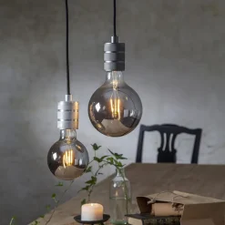 LED-bollamp E27 1,8W Plain Smoke 2.100K Ø 95mm