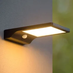 LED-buitenwandlamp op zonne-energie Basic + sensor