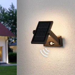 LED-buitenwandlamp Valerian op zonne-energie