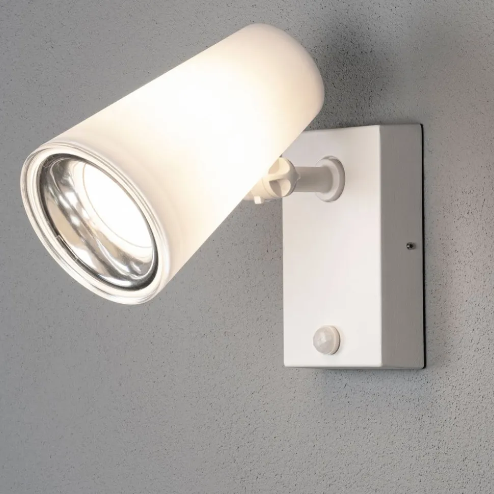 LED-buitenwandspot Fano met bewegingsmelder