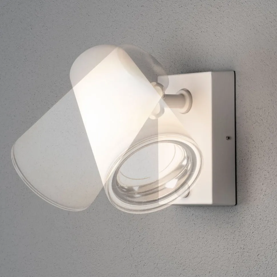 LED-buitenwandspot Fano met bewegingsmelder